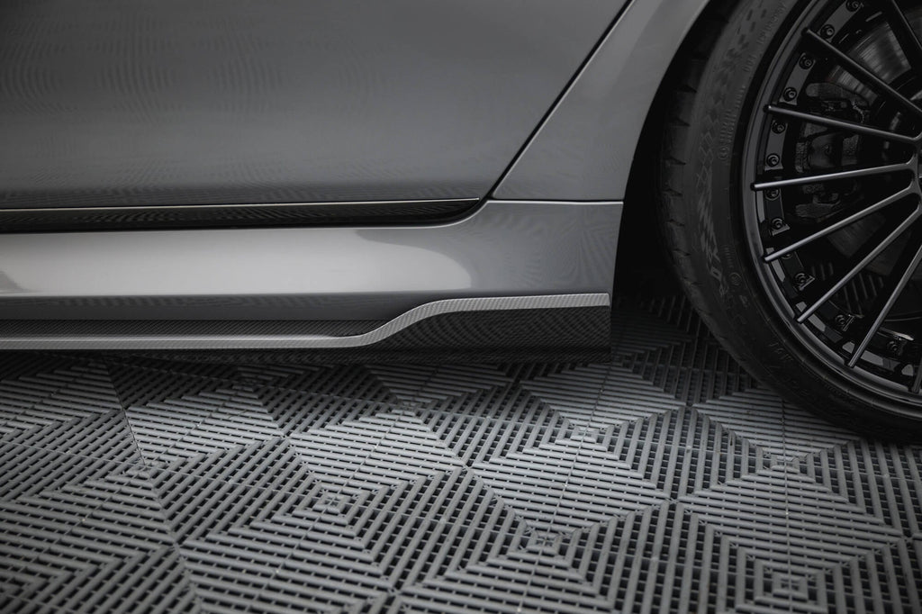 Taloneras de fibra de carbono prepreg para BMW 7 M-Pack G11 Facelift