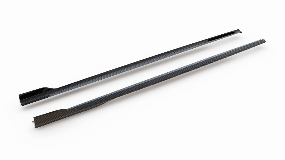 Taloneras de fibra de carbono prepreg para BMW 7 M-Pack G11 Facelift
