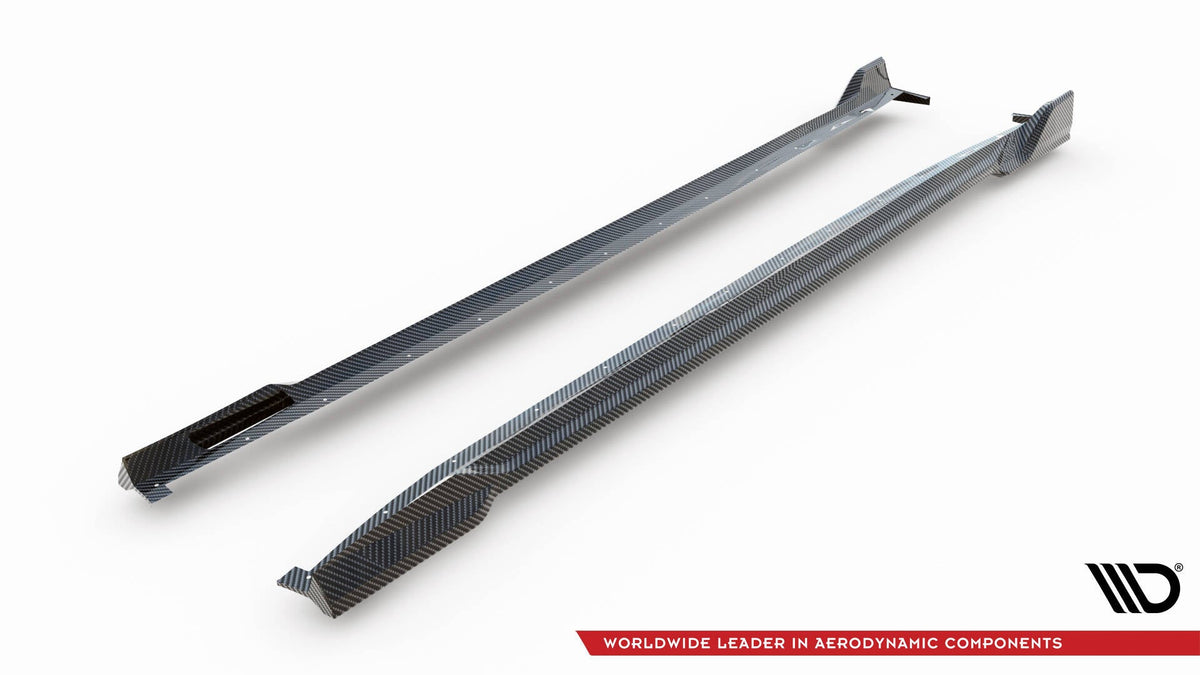 Taloneras de fibra de carbono prepreg para BMW X5 M-Pack G05 Facelift
