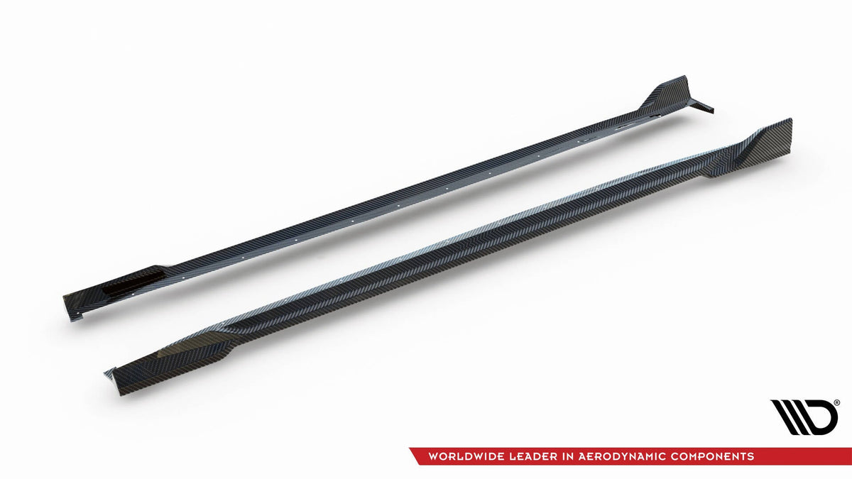 Taloneras de fibra de carbono prepreg para BMW X5 M-Pack G05 Facelift