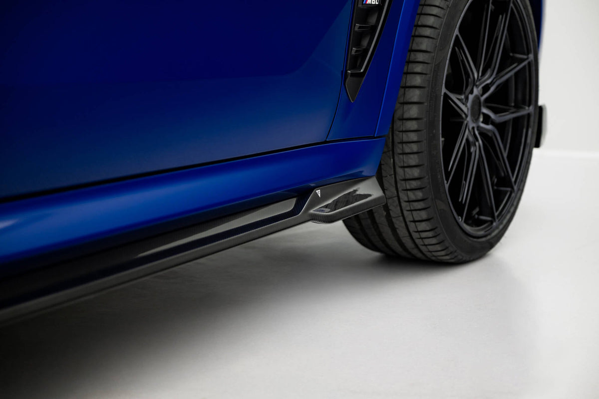 Taloneras de fibra de carbono prepreg para BMW X5 M-Pack G05 Facelift