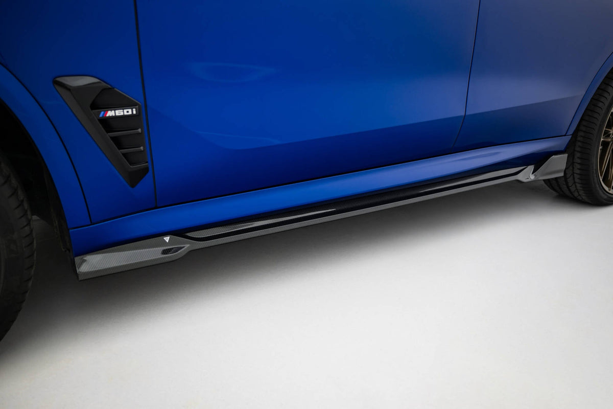 Taloneras de fibra de carbono prepreg para BMW X5 M-Pack G05 Facelift
