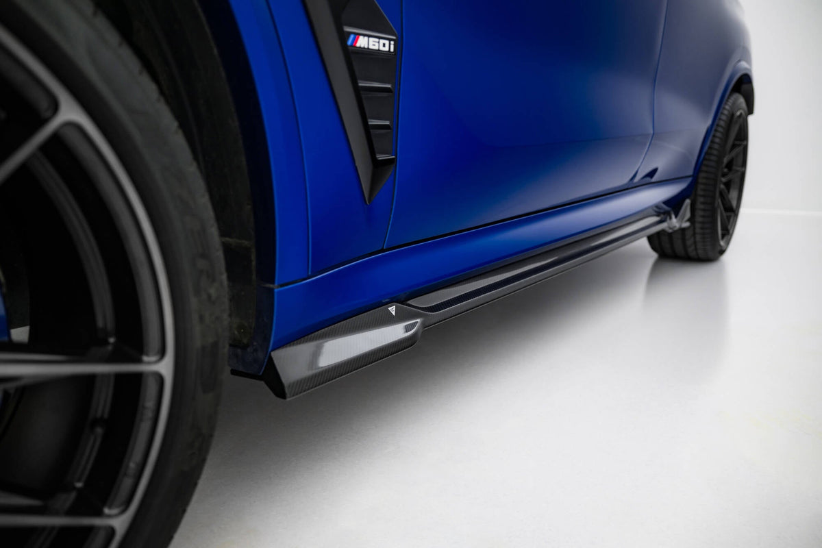Taloneras de fibra de carbono prepreg para BMW X5 M-Pack G05 Facelift
