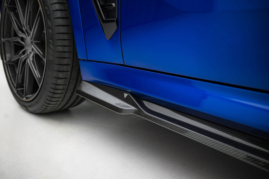 Taloneras de fibra de carbono prepreg para BMW X5 M-Pack G05 Facelift