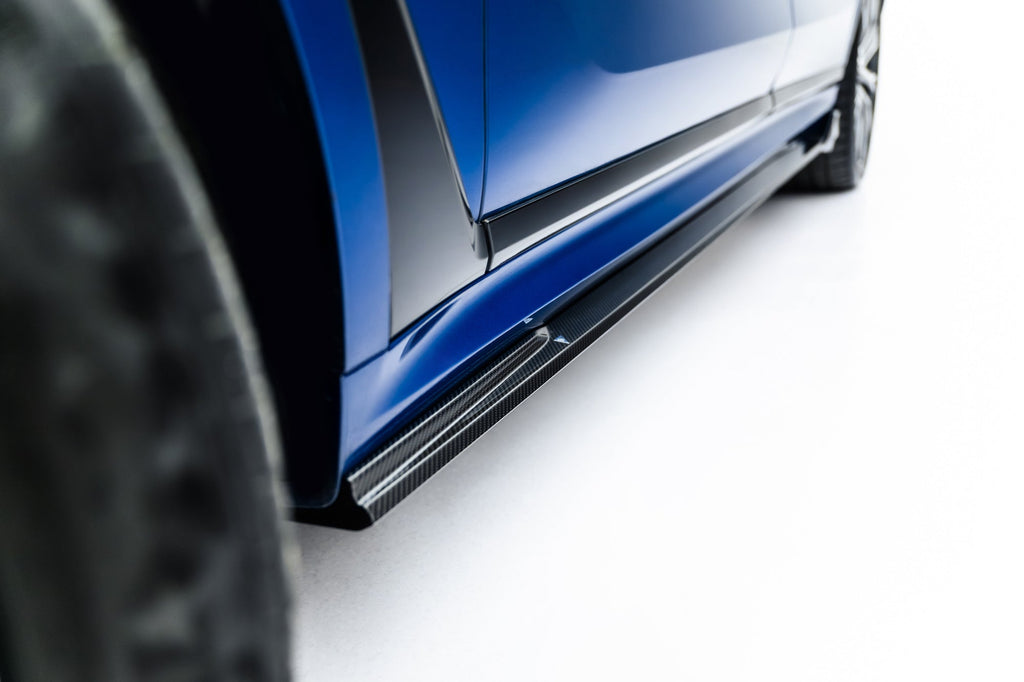 Taloneras de fibra de carbono prepreg para BMW X7 M-Pack G07