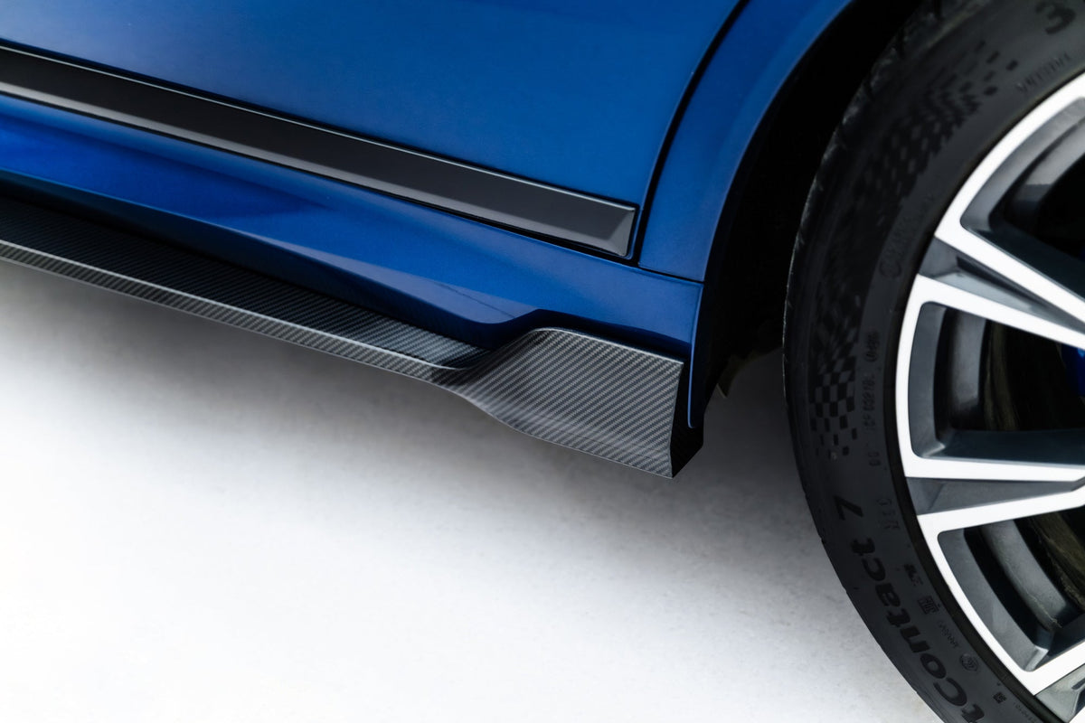 Taloneras de fibra de carbono prepreg para BMW X7 M-Pack G07