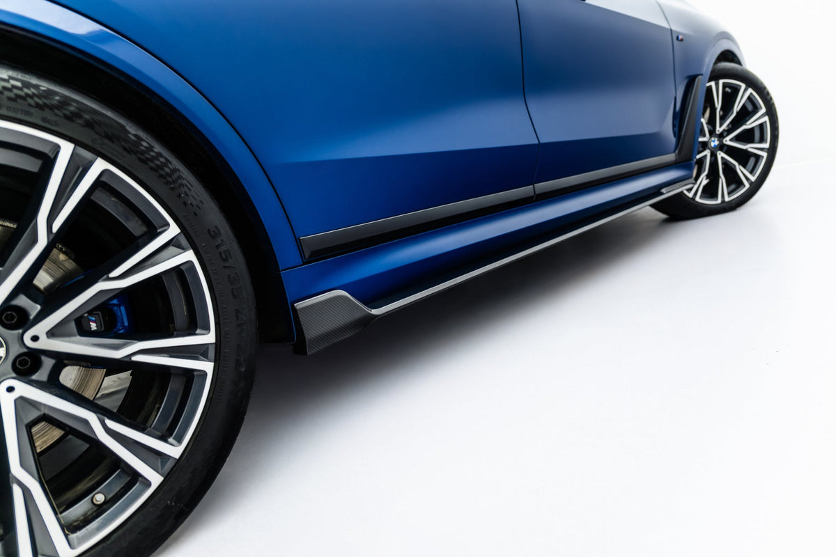 Taloneras de fibra de carbono prepreg para BMW X7 M-Pack G07