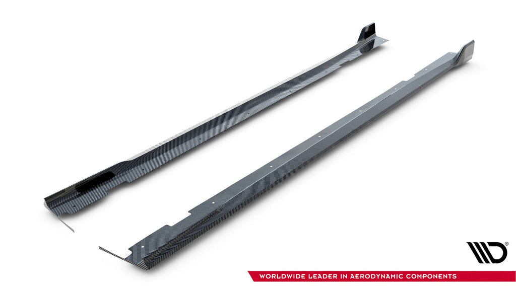 Taloneras de fibra de carbono prepreg para BMW X7 M-Pack G07 Facelift