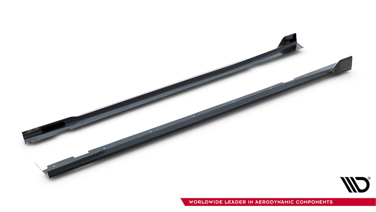 Taloneras de fibra de carbono prepreg para BMW X7 M-Pack G07 Facelift