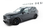 Taloneras de fibra de carbono prepreg para BMW X7 M-Pack G07 Facelift