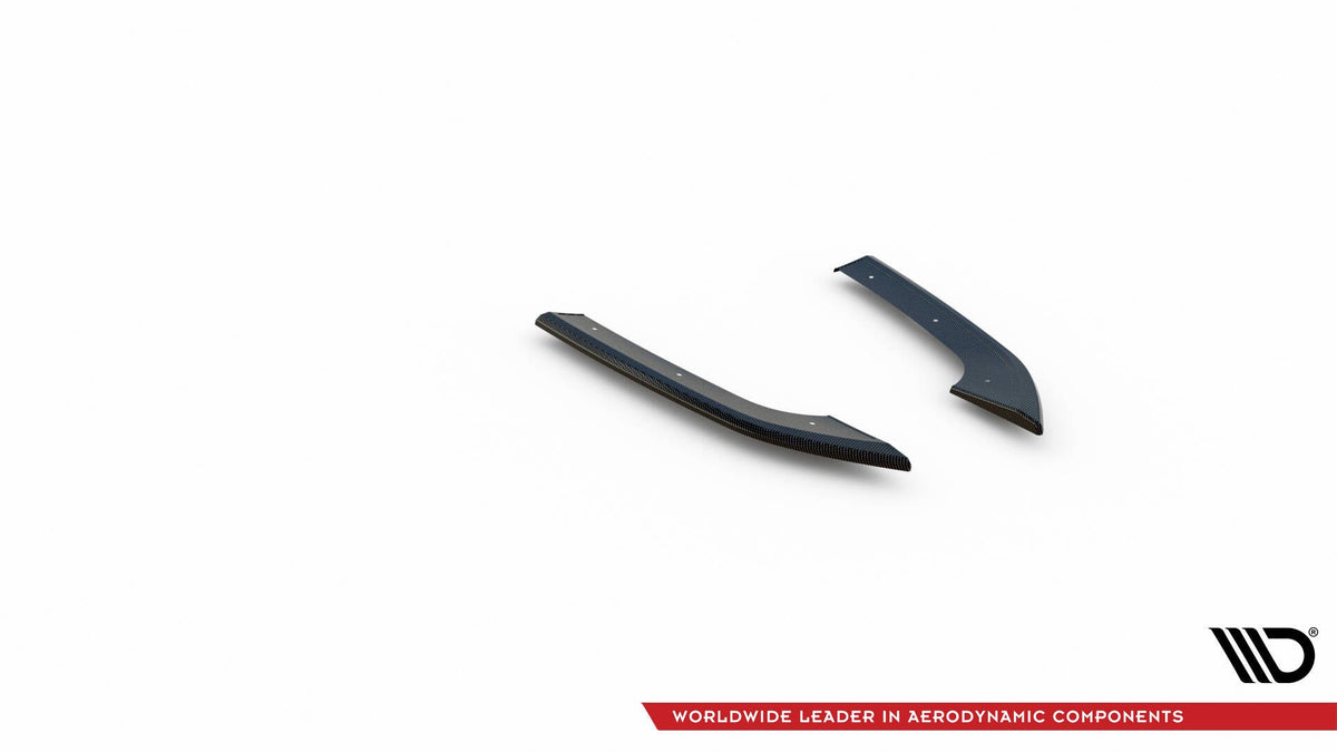 Splitters laterales traseros de fibra de carbono prepreg para Audi RS3 Sedan 8Y