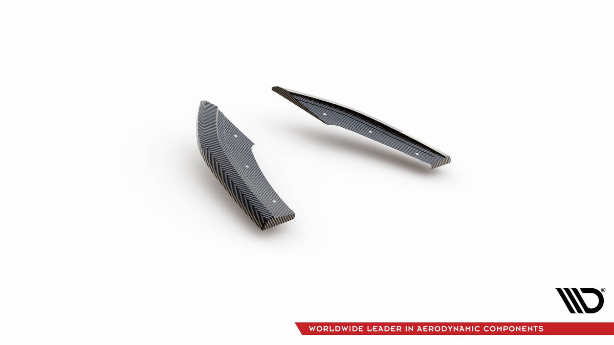 Splitters laterales traseros de fibra de carbono prepreg para Audi RS3 Sportback 8Y