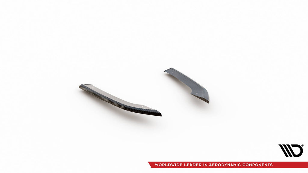 Splitters laterales traseros de fibra de carbono prepreg para Audi RS3 Sportback 8Y
