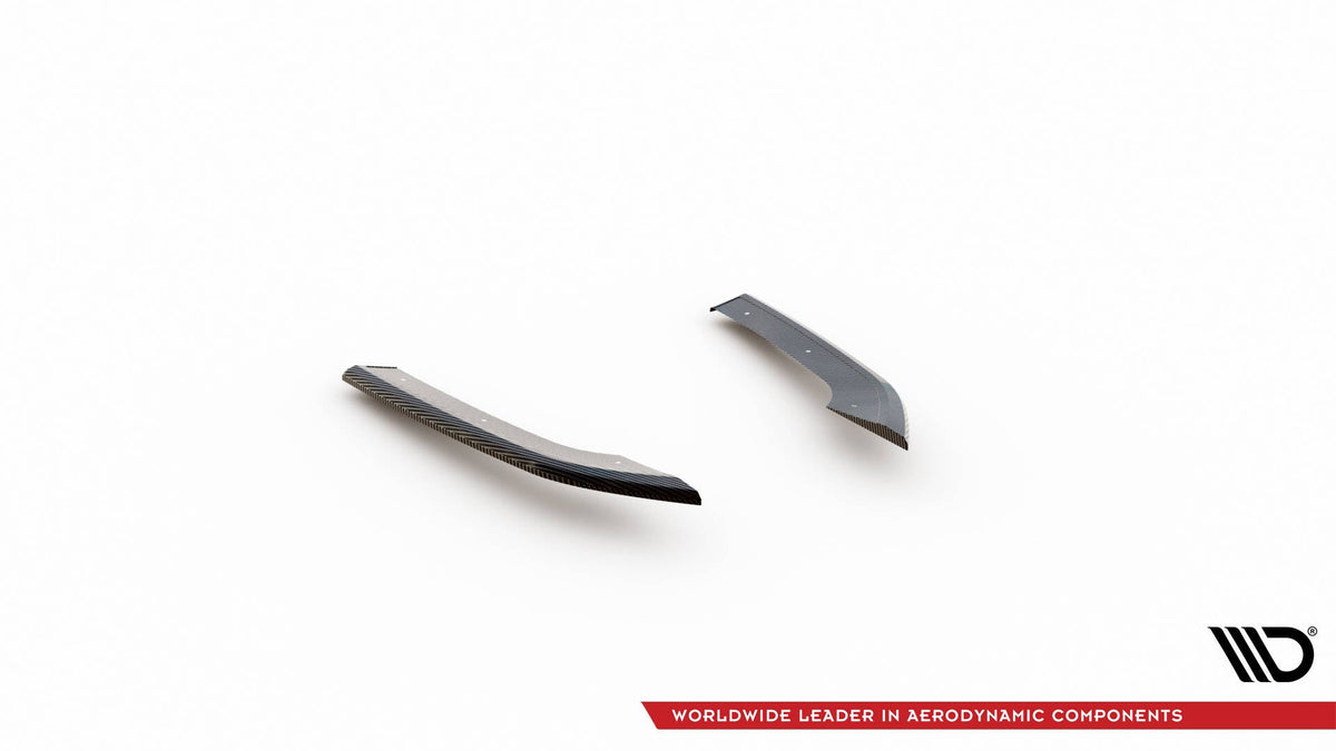 Splitters laterales traseros de fibra de carbono prepreg para Audi RS3 Sportback 8Y