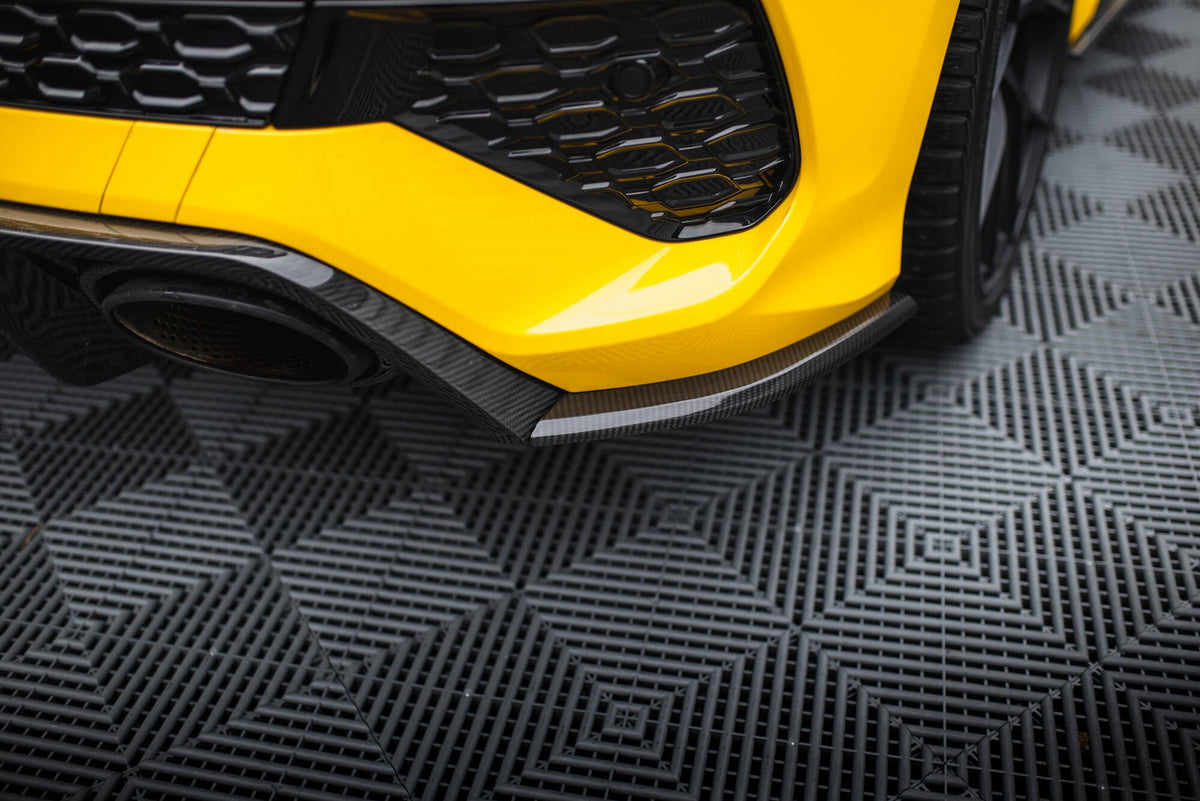 Splitters laterales traseros de fibra de carbono prepreg para Audi RS3 Sportback 8Y