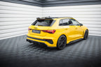Splitters laterales traseros de fibra de carbono prepreg para Audi RS3 Sportback 8Y