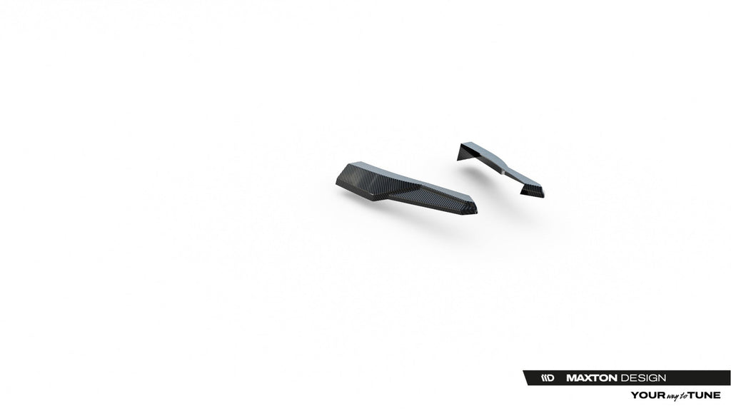 Splitters laterales traseros de fibra de carbono prepreg para Audi RSQ8 Mk1