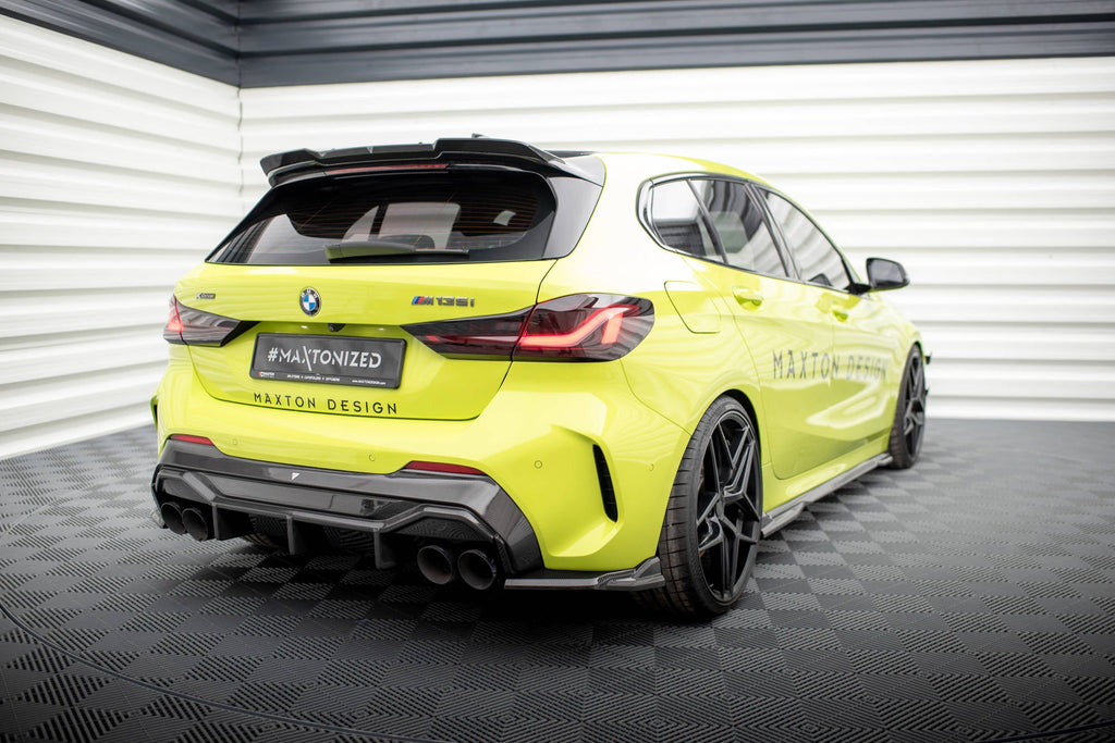 Splitters laterales traseros de fibra de carbono prepreg para BMW 1 M-Pack / M135i / 128ti F40