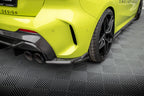 Splitters laterales traseros de fibra de carbono prepreg para BMW 1 M-Pack / M135i / 128ti F40