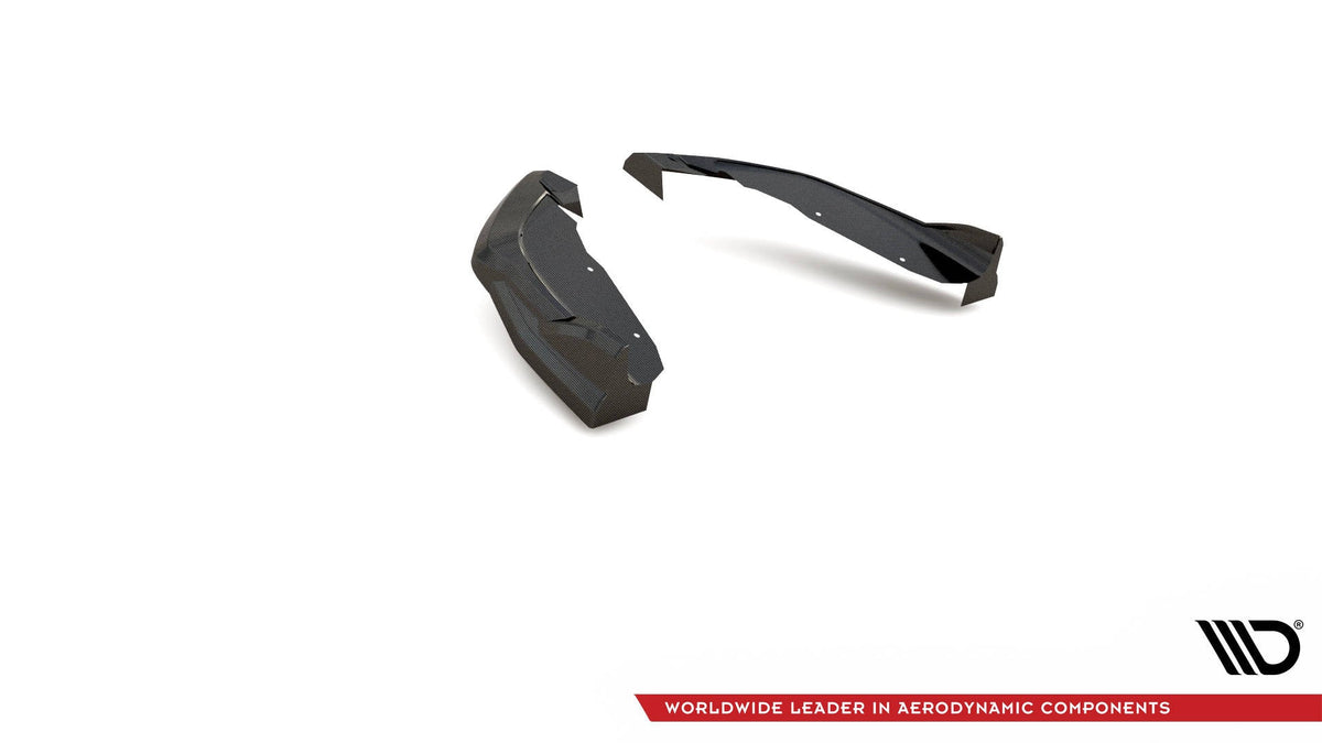 Splitters laterales traseros de fibra de carbono prepreg para BMW 1 M-Pack / M135i / 128ti F40