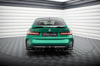 Splitters laterales traseros de fibra de carbono prepreg para BMW M3 Sedan / Touring G80 / G81
