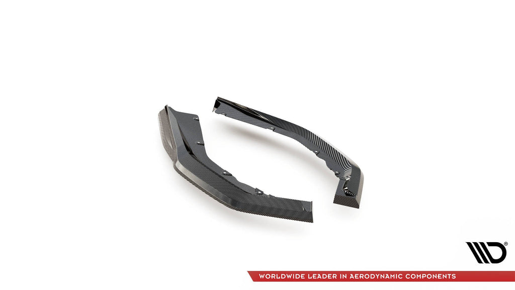 Splitters laterales traseros de fibra de carbono prepreg para BMW M4 G82 / G82 Facelift