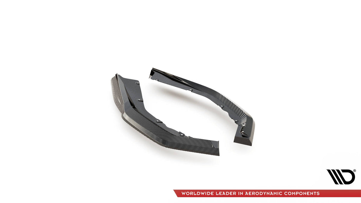 Splitters laterales traseros de fibra de carbono prepreg para BMW M4 G82 / G82 Facelift