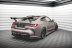 Splitters laterales traseros de fibra de carbono prepreg para BMW M4 G82 / G82 Facelift