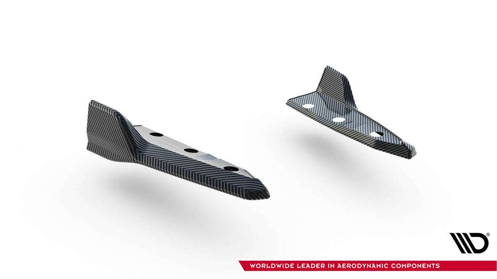 Splitters laterales traseros de fibra de carbono prepreg para BMW X5 M F95 Facelift