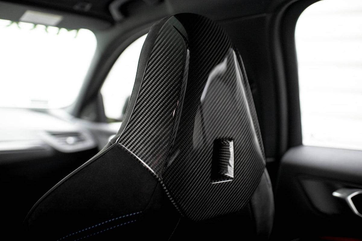 Headrests de fibra de carbono prepreg para BMW 1 F40 M135i