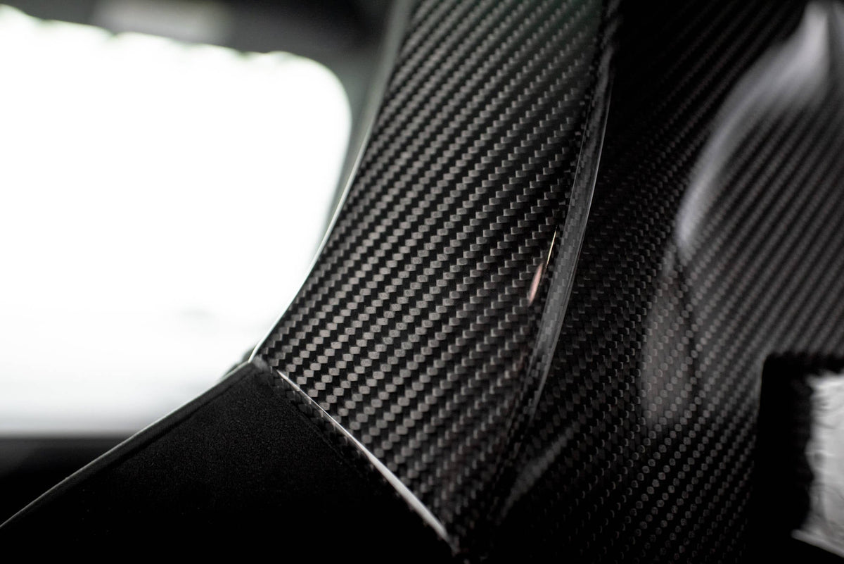 Headrests de fibra de carbono prepreg para BMW 1 F40 M135i
