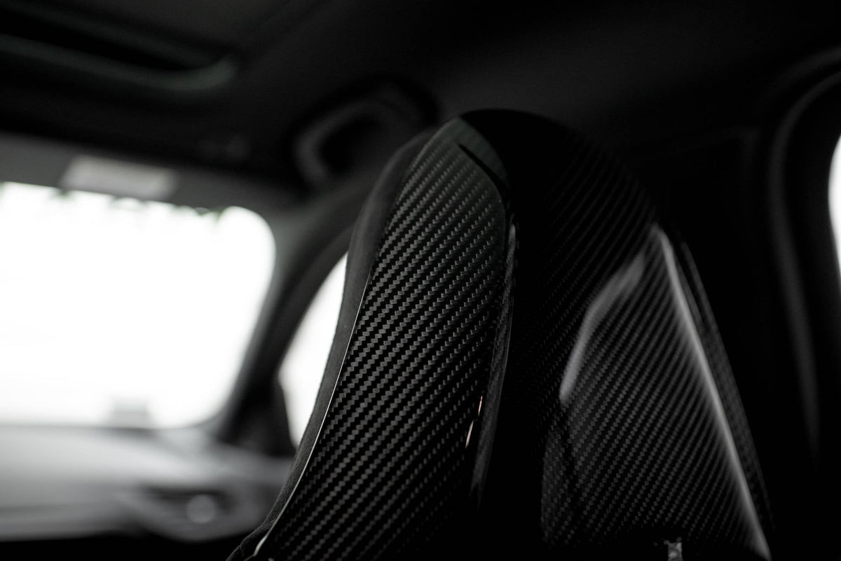 Headrests de fibra de carbono prepreg para BMW 1 F40 M135i