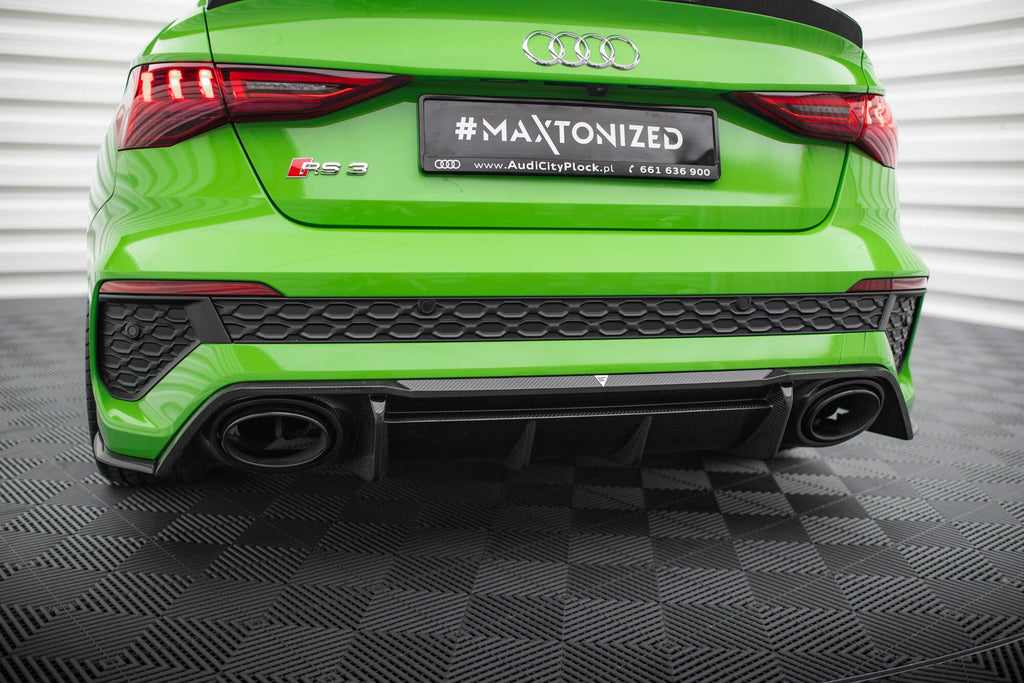 Difusor trasero de fibra de carbono prepreg para Audi RS3 8Y