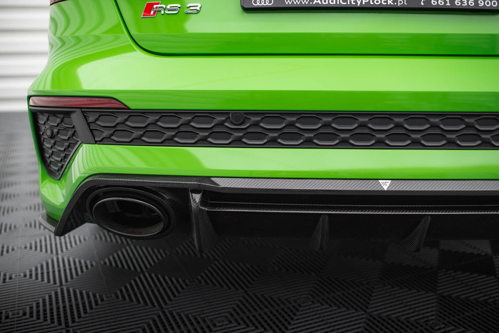 Difusor trasero de fibra de carbono prepreg para Audi RS3 8Y