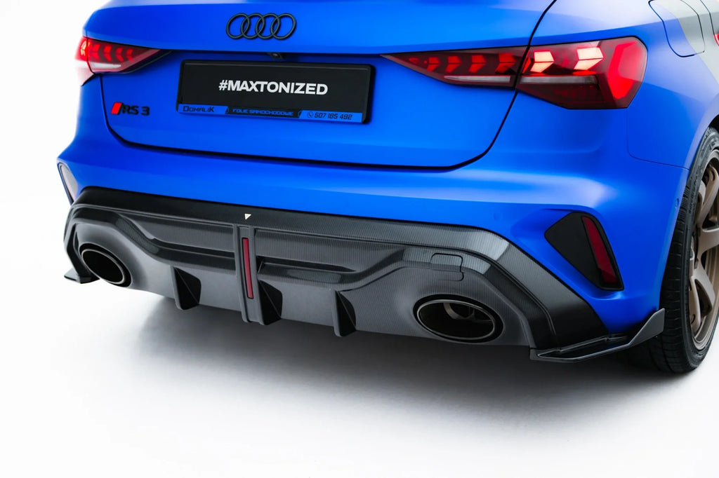 Difusor trasero de fibra de carbono prepreg para Audi RS3 Sportback 8Y Facelift