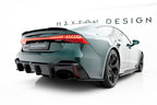 Difusor trasero de fibra de carbono prepreg para Audi RS7 C8 (version with towbar)