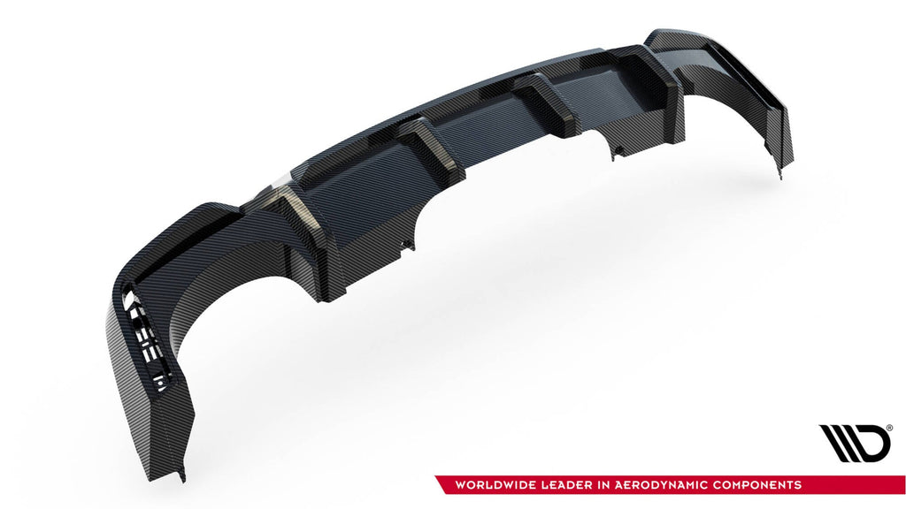 Difusor trasero de fibra de carbono prepreg para Audi RS6 C8 (version with towbar)