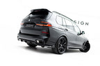 Difusor trasero de fibra de carbono prepreg para BMW X7 M-Pack G07 Facelift (version without towbar)