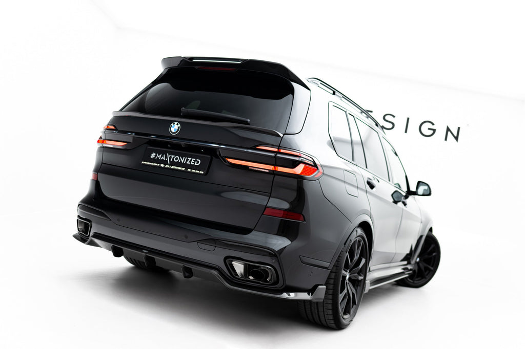 Difusor trasero de fibra de carbono prepreg para BMW X7 M-Pack G07 Facelift (version without towbar)