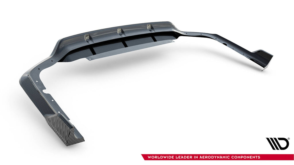 Difusor trasero de fibra de carbono prepreg para BMW X7 M-Pack G07 Facelift (version without towbar)