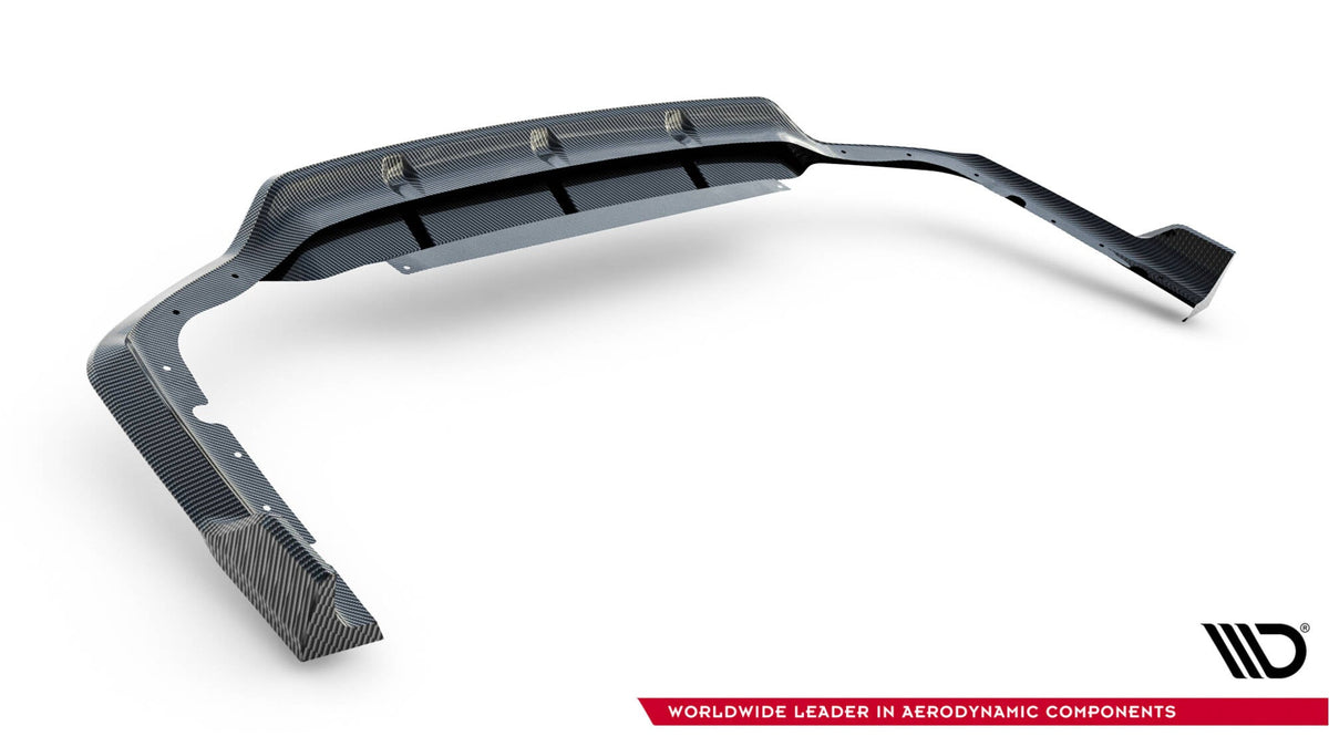 Difusor trasero de fibra de carbono prepreg para BMW X7 M-Pack G07 Facelift (version without towbar)