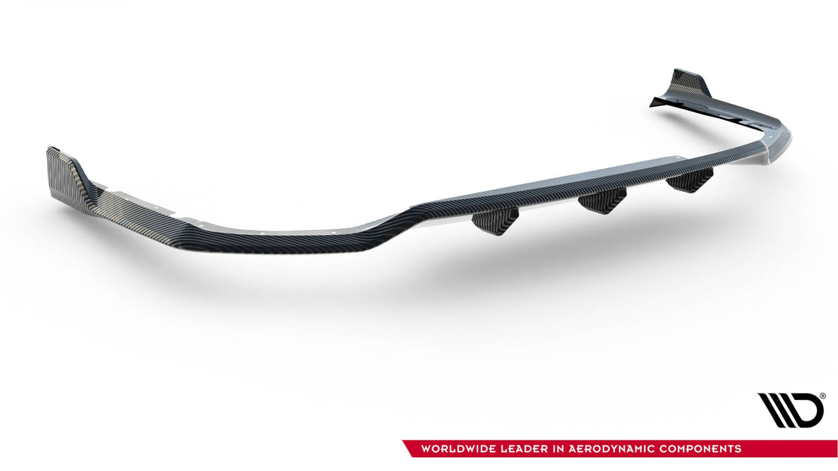 Difusor trasero de fibra de carbono prepreg para BMW X7 M-Pack G07 Facelift (version without towbar)