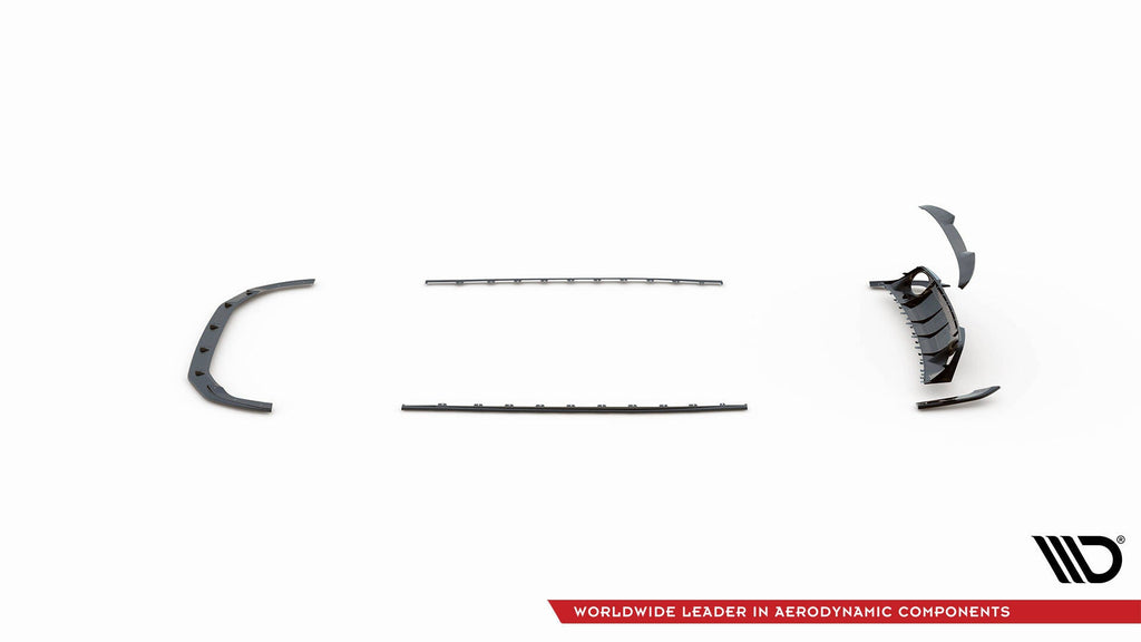 Kit de splitters de fibra de carbono prepreg para Audi RS3 8Y Sedan