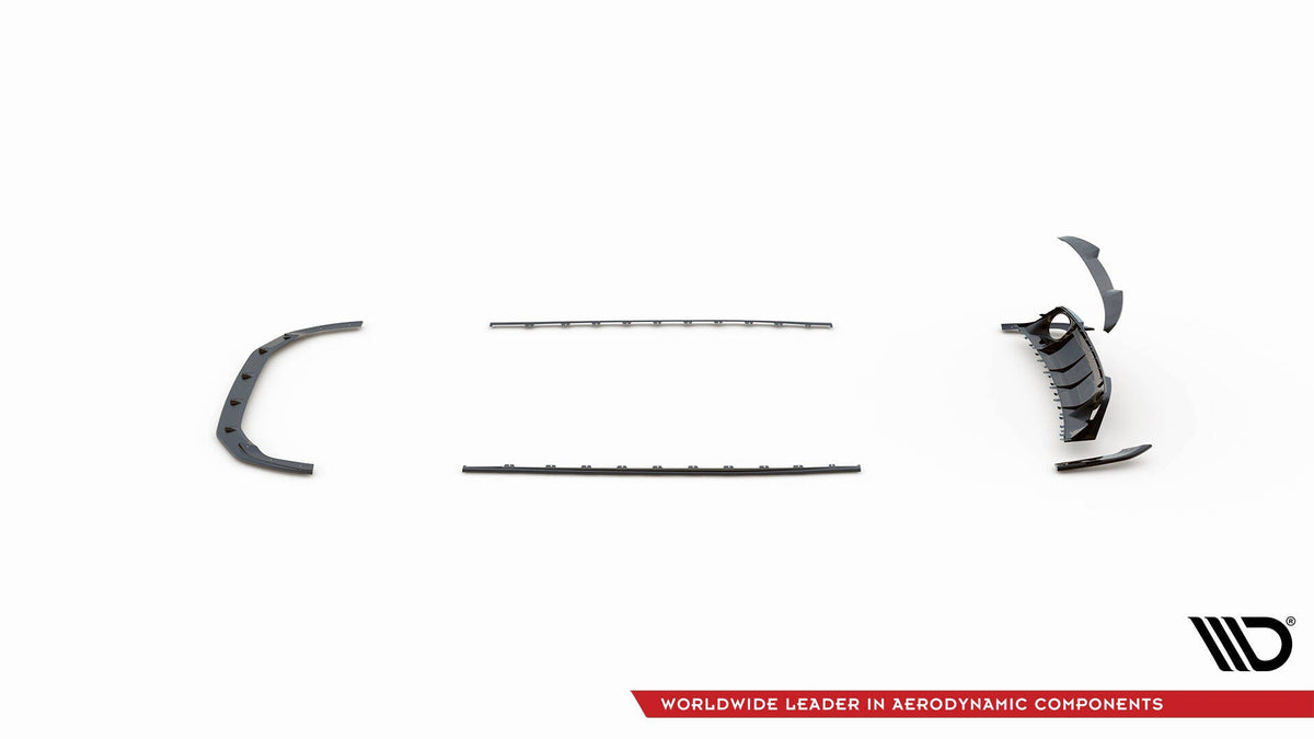 Kit de splitters de fibra de carbono prepreg para Audi RS3 8Y Sedan