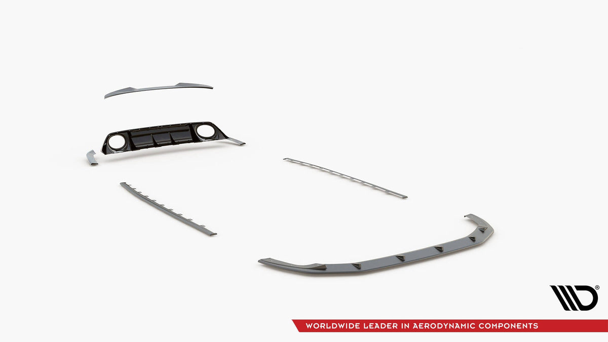 Kit de splitters de fibra de carbono prepreg para Audi RS3 8Y Sedan