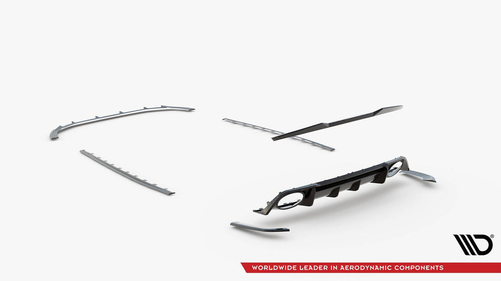 Kit de splitters de fibra de carbono prepreg para Audi RS3 8Y Sedan