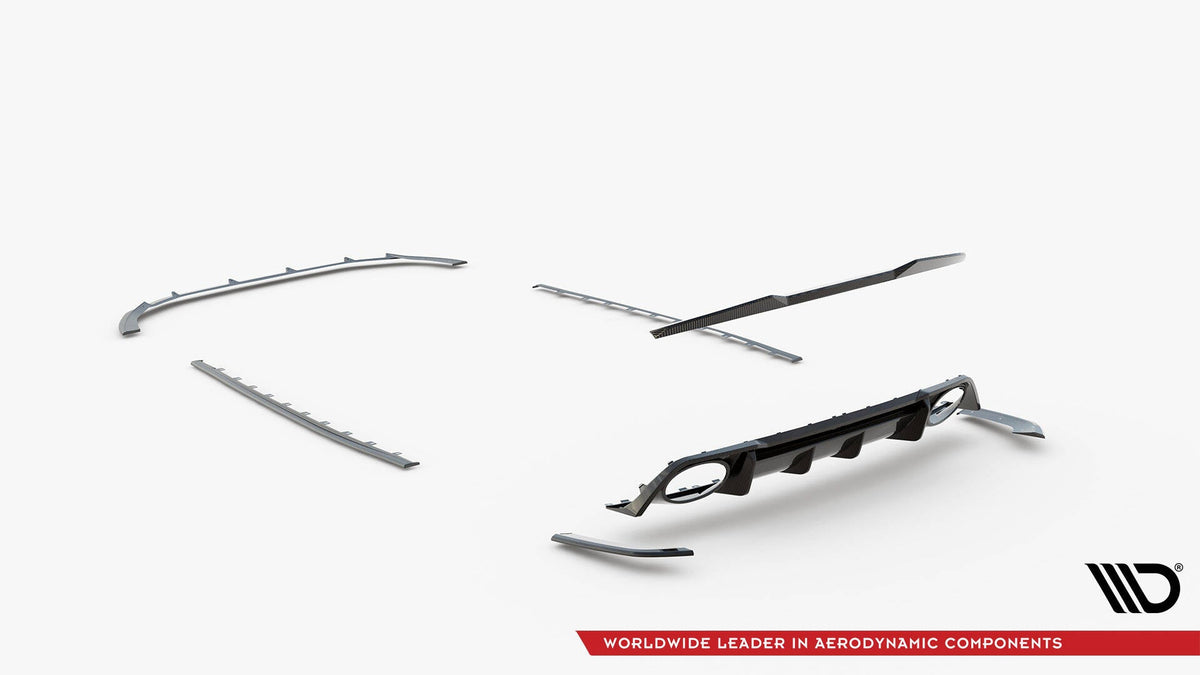 Kit de splitters de fibra de carbono prepreg para Audi RS3 8Y Sedan
