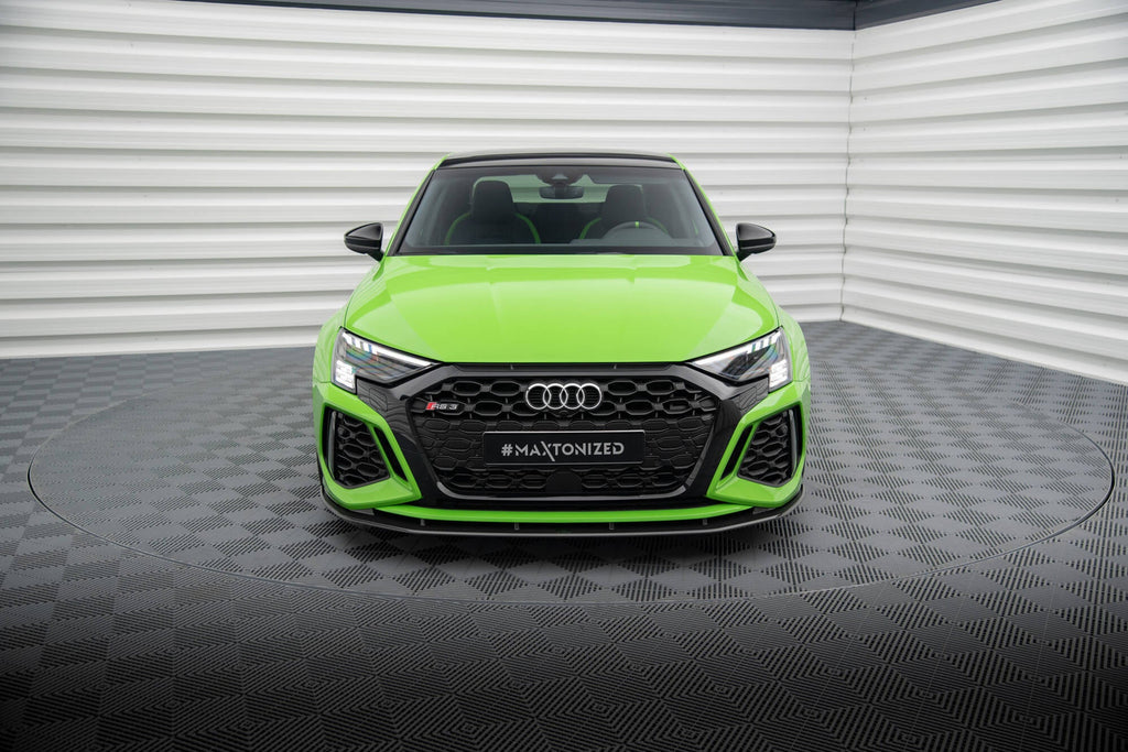 Kit de splitters de fibra de carbono prepreg para Audi RS3 8Y Sedan