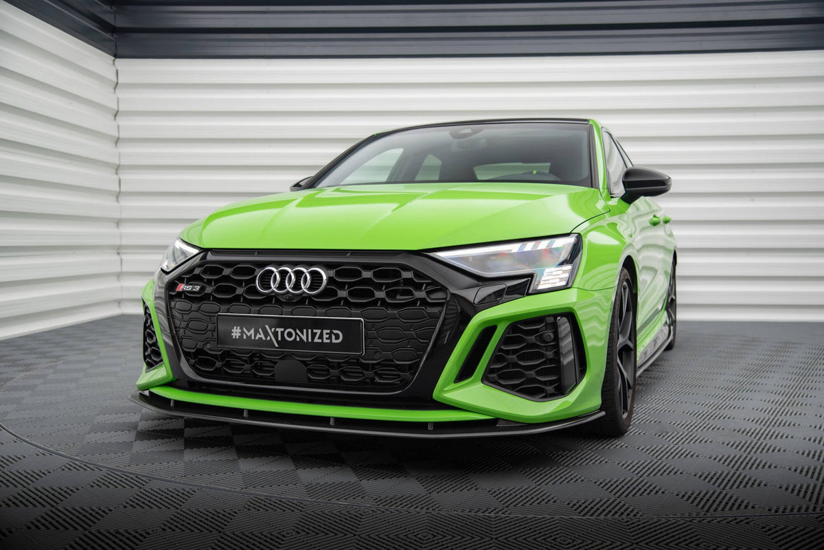 Kit de splitters de fibra de carbono prepreg para Audi RS3 8Y Sedan