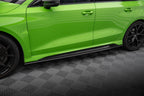 Kit de splitters de fibra de carbono prepreg para Audi RS3 8Y Sedan
